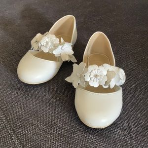 Janie and Jack floral flats